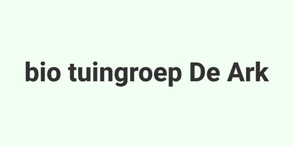 Biologische tuingroep de Ark
